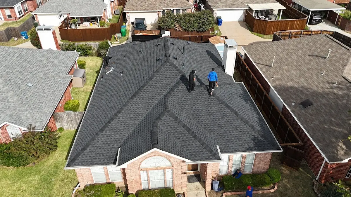 Commercial Roofing work in progress on a Flushing property